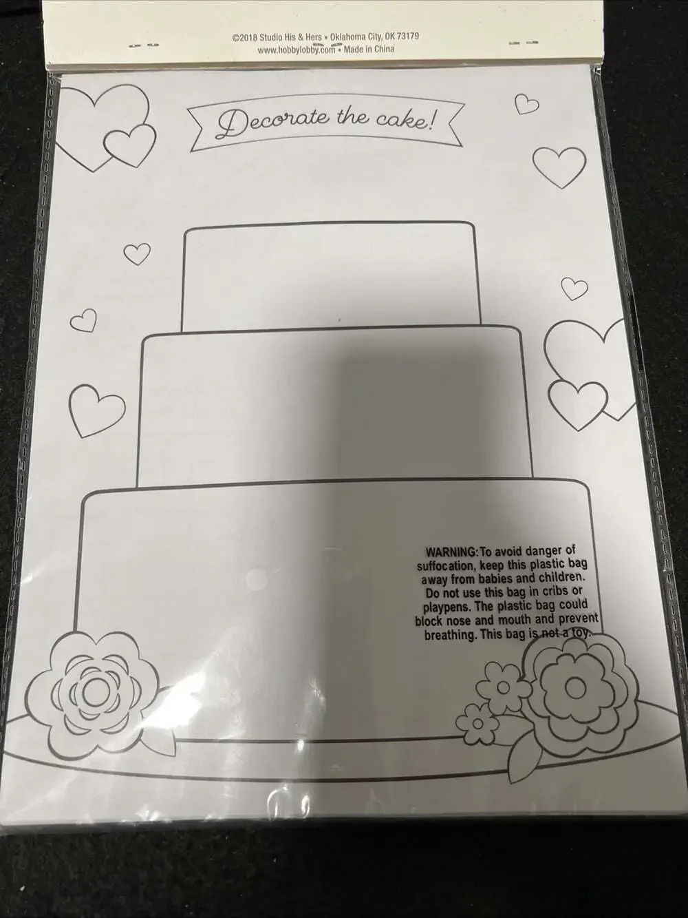 His & Hers Studio Wedding Activity Kids 24 Coloring Sheets